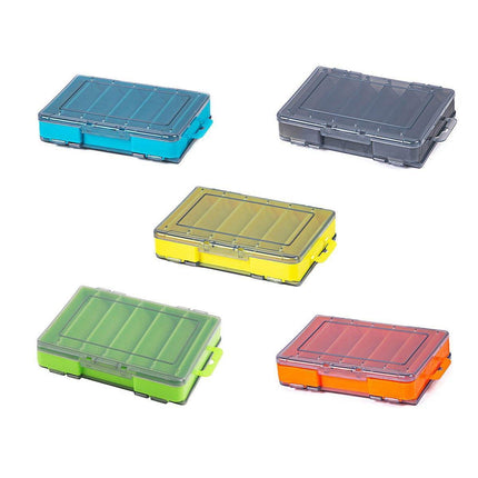 Multifunctional Fishing Bait Storage Box Accessories Gear Organizer Tool Box - Grey-S.