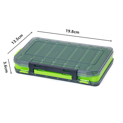 Multifunctional Fishing Bait Storage Box Accessories Gear Organizer Tool Box - Yellow-S.