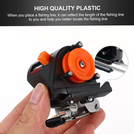 Fishing Rod Line Meters Gear Tools Portable Fishing Accessories for Outdoor Use.