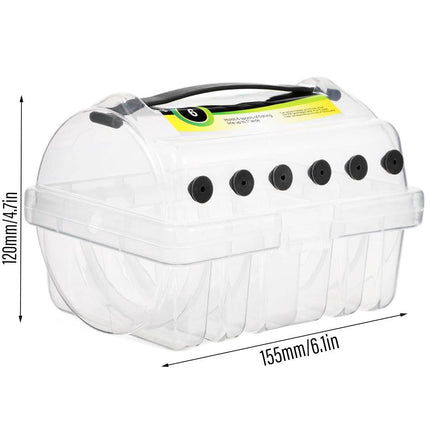 Multifunctional Fishing Line Organizer Storage Box Tackle Management Holder.