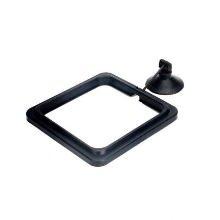 Fish Feeding Ring Aquarium Fish Tank Feeder Floating Fish Food Feeder Fish Food Black - Black Square.