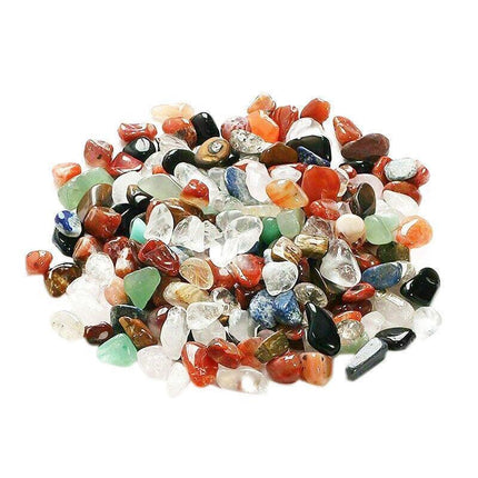 Colorful Mixed Stone Crystal Chips - 100G Bulk Lot.