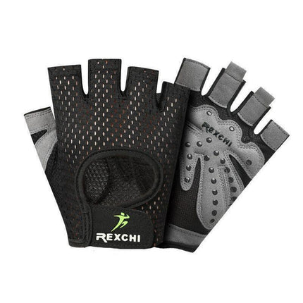 M Size Women Fitness Gym Training Gloves Half Finger Gel Weight Lifting Workout Gloves - Pink.