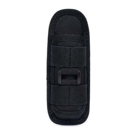 Portable Outdoor Military Flashlight Bag Pouch Tactical Case Holster Belt Holder - Green.