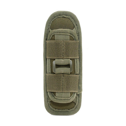 Portable Outdoor Military Flashlight Bag Pouch Tactical Case Holster Belt Holder - Green.