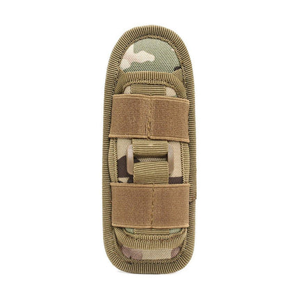 Portable Outdoor Military Flashlight Bag Pouch Tactical Case Holster Belt Holder - Green.