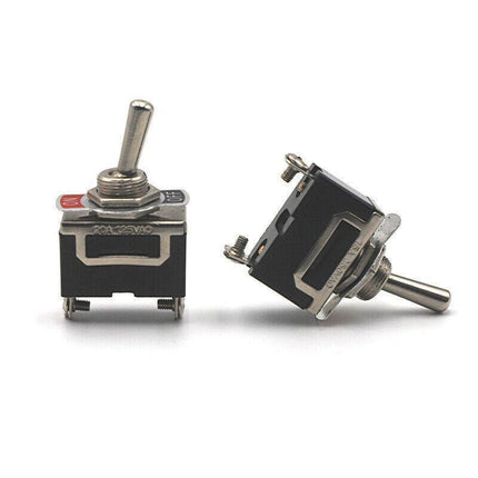 5X Waterproof Toggle Flick Switch 250V On/Off Car Dash Light Metal 12 Volt Boot.