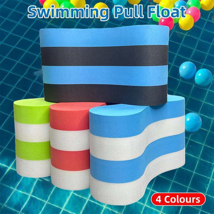 Professional Swimming Training Aid for Posture Correction Float and Clip Set - Green.