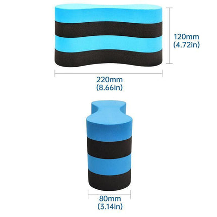 Professional Swimming Training Aid for Posture Correction Float and Clip Set - Green.