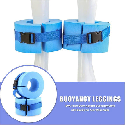 2pcs Swimming Gear Arm Floats Big Buoyancy Water Sports Tie Legs and Feet Rings.