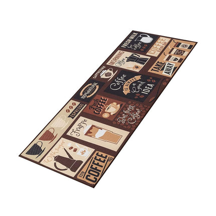 Printed Non Slip Door Floor Rug Mat Kitchen Bathroom Carpet Mat Water Absorbent.