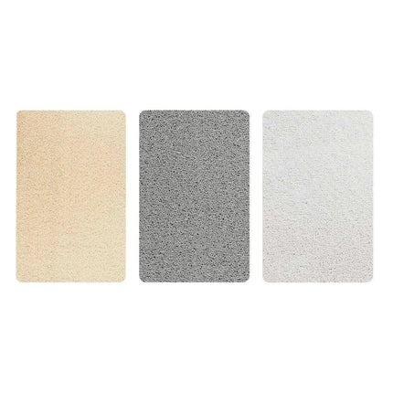 Waterproof Non-Slip Bathroom Shower Mat Anti-Slip Rug Toilet Floor Mat Washable - Cream-40*60cm.