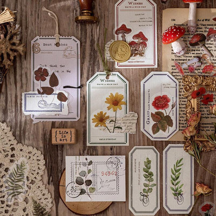 Scrapbooking Flower Stickers Pet Transparent Sticker - A.