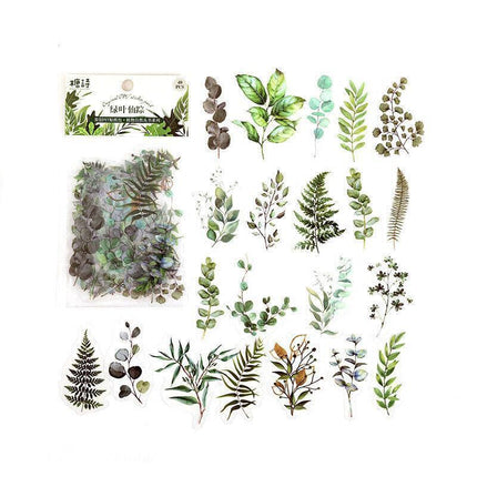 Scrapbooking Flower Stickers Pet Transparent Sticker - E.