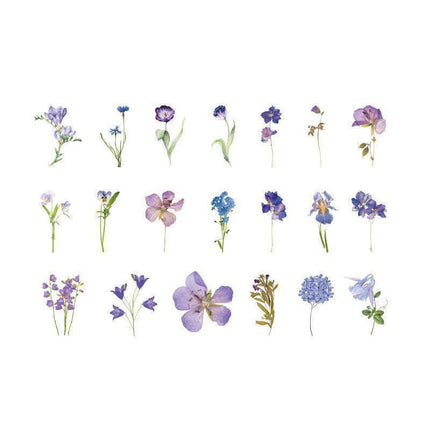 Scrapbooking Flower Stickers Pet Transparent Sticker - G.
