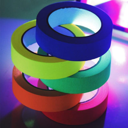 6X Luminous Fluorescent Tape Glow In The Dark Night Self-Adhesive Sticker Strip.