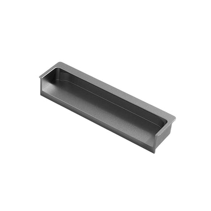 Hidden Recessed Cabinet Handle 120mm 200mm Slotted Drawer Door Pull Furniture - Grey-120mm.