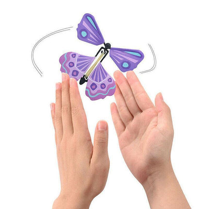 Up To 100X Magic Flying Butterfly Toy Anniversary Greeting Card Birthday Wedding - 10PCS.