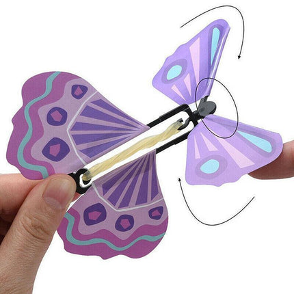 Up To 100X Magic Flying Butterfly Toy Anniversary Greeting Card Birthday Wedding - 10PCS.