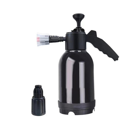 2L Car Wash Foam Sprayer Hand Held Pump Wash Spray Bottle Snow Foam Detailing - White.