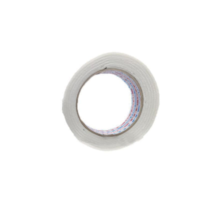 Double Sided White PE Foam Sticky Tape Mounting DIY Craft Strong Adhesive 2.5m - 10mm*2.5m.