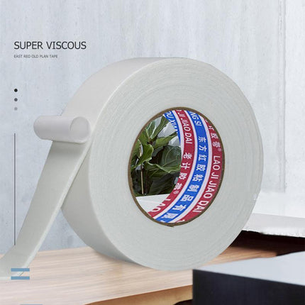 Double Sided White PE Foam Sticky Tape Mounting DIY Craft Strong Adhesive 2.5m - 30mm*2.5m.