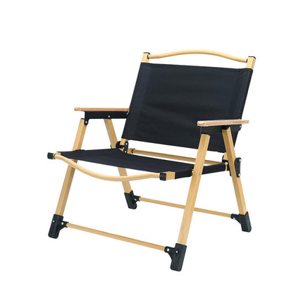 Outdoor Folding Chair Portable Camping Seat Compact Foldable Chair for Picnic - Khaki.