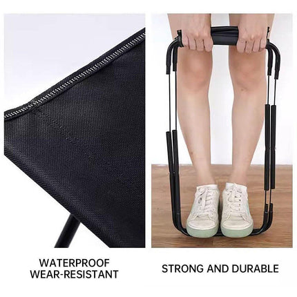 Portable Outdoor Folding Stool Travel Camping Fishing Small Foldable Chair Mat - Extra-Large.