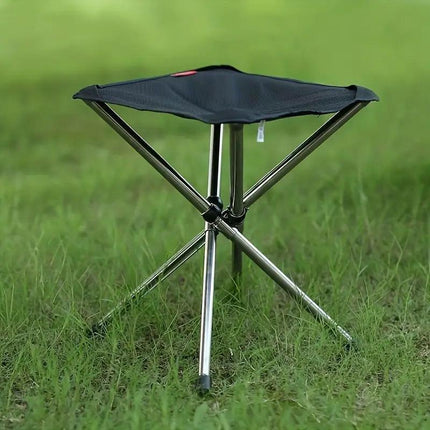 Portable Outdoor Telescopic Folding Stool Camping Chair Fishing Seat Lightweight.