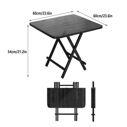 Folding Dining Table Model Portable Simple Household Table Compact Space Saving.