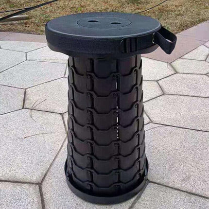 Folding Stool Seat Portable Retractable Telescopic Camping Fishing Travel Chair.