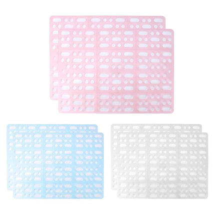 2pcs Rabbit Foot Mat Large Plastic Cage Mat for Guinea Pig Pet Cage Accessories - Pink.