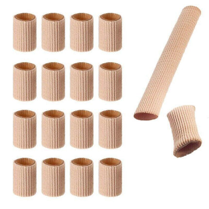 5Pcs Silicone Tube Toe Gel Protector Corn Relief Foot Pain Soft Cushion Pad Cap.