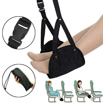 Travel Foot Rest Footrest Leg Pillow Airplane Flight Foam Cushion Sling Hammock.