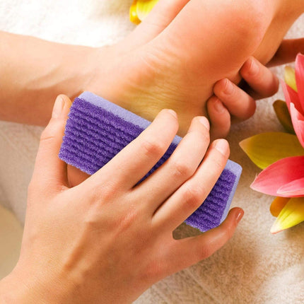 4X Pumice Foot Stone File Exfoliate Rasp Dead Skin Scrub Pedicure Remove Sands.