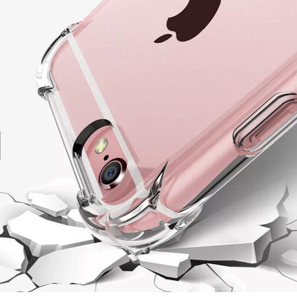 Shockproof Iphone 13 12 11 Pro Max Xs X 8 7 Soft Gel Clear Case Cover For Apple - For iphone 13Mini.