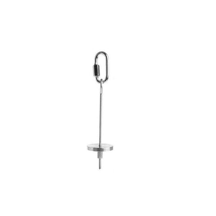 Pet Stainless Steel Bird Parrot Cage Skewer Food Meat Stick Spear Fruit Holder - 12CM.