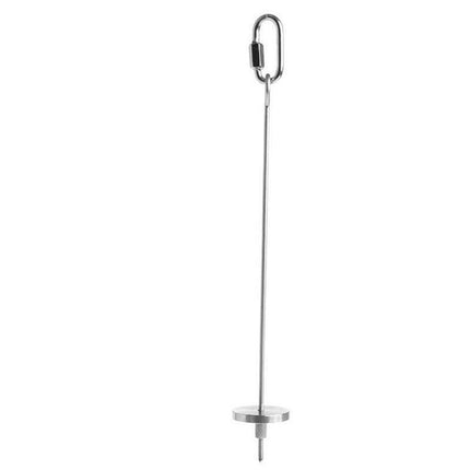 Pet Stainless Steel Bird Parrot Cage Skewer Food Meat Stick Spear Fruit Holder - 20CM.