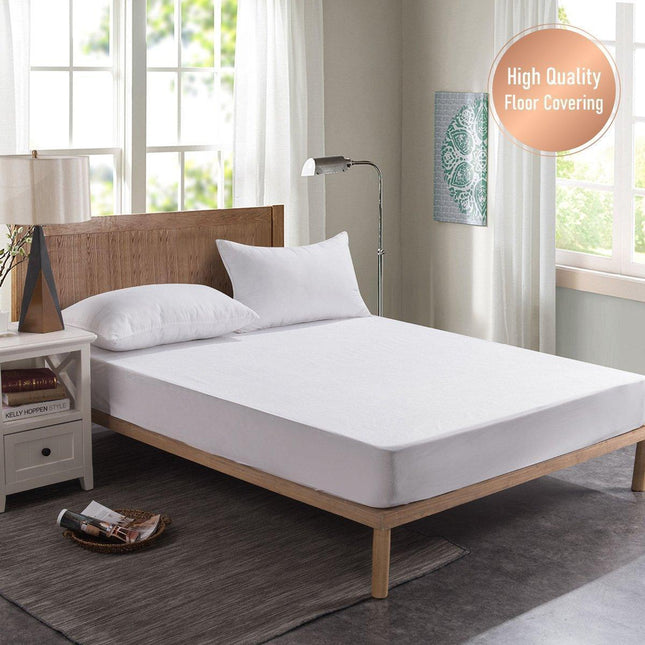 Single 96x200cm Hotel Bedding White Cotton Satin Bedspread - Cotton single jet satin-80x80s.
