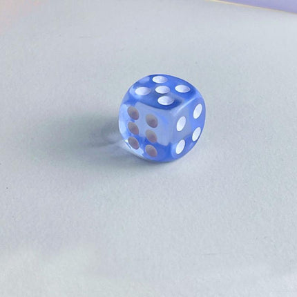 12-48PCS 6 Sided Games Dice Transparent Coloured Game Play Toy Bulk Board Game - 12PCS.