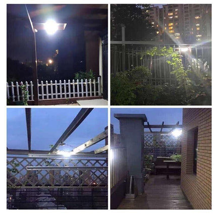 66 LED Solar Motion Sensor Light Outdoor Wall Security Lamp with 3 Heads.
