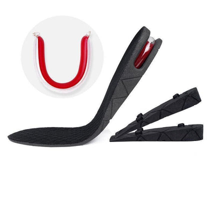 Air Cushion Height Increase Heel Gel Shoes Insoles Inserts Taller Lifts Pad Au.