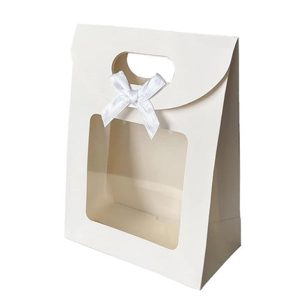 24PCS Bow Flap Tote Bag Reusable Shopping Carry Bag Gift Party Packaging Bag - 16x12x6cm.