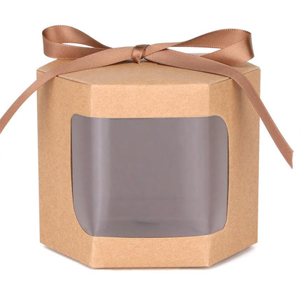 20PCS Small Gift Box Candy Storage Box Party Favor Treat Packaging Recyclable - Kraft-L.