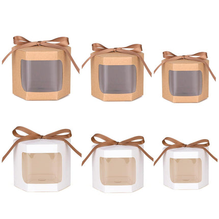 20PCS Small Gift Box Candy Storage Box Party Favor Treat Packaging Recyclable - Kraft-S.