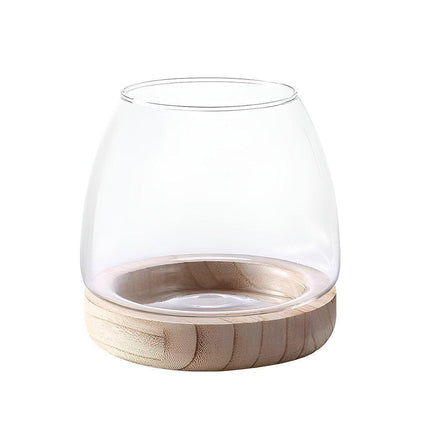Japanese Style Small Glass Vases Fish Tank for Elegant Home Decor - L.