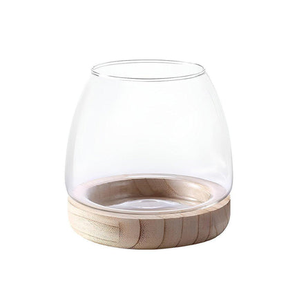 Japanese Style Small Glass Vases Fish Tank for Elegant Home Decor - S.