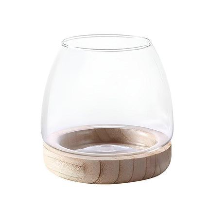 Japanese Style Small Glass Vases Fish Tank for Elegant Home Decor - S.
