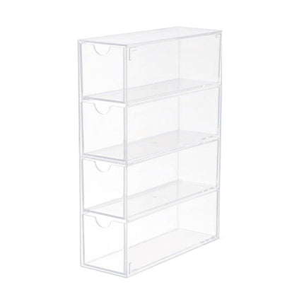 Stackable Acrylic Glasses Sunglasses Display Box Four Layer Drawer Storage.