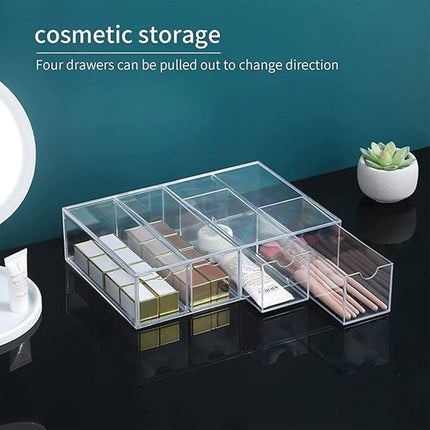 Stackable Acrylic Glasses Sunglasses Display Box Four Layer Drawer Storage.